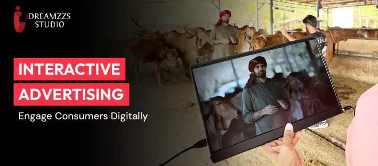 Interactive digital advertising engaging consumers