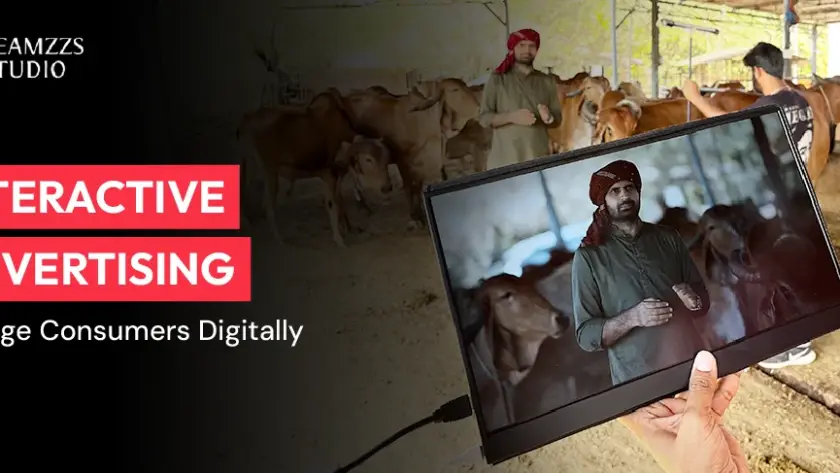 Interactive digital advertising engaging consumers